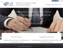 Tablet Screenshot of lant-abogados.com